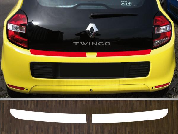 Lackschutzfolie Ladekantenschutz transparent 150 µm für Renault Twingo 3  2014 - 2019